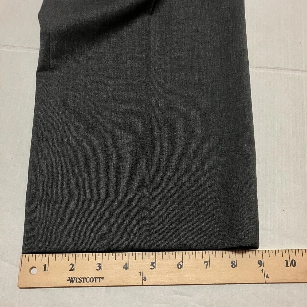 Banana Republic Dress Pants Mens 36x33 Charcoal Gray Modern Slim Fit‎ Lanificio